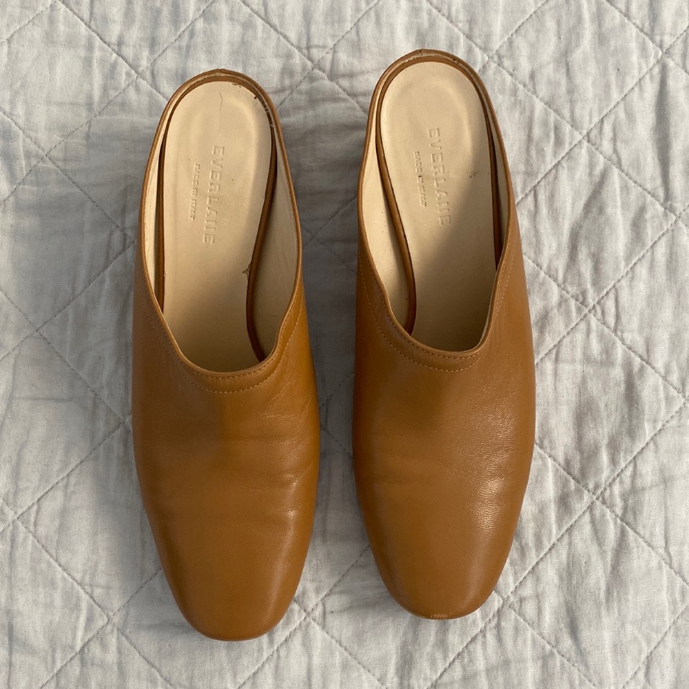 EUC Heeled Mule